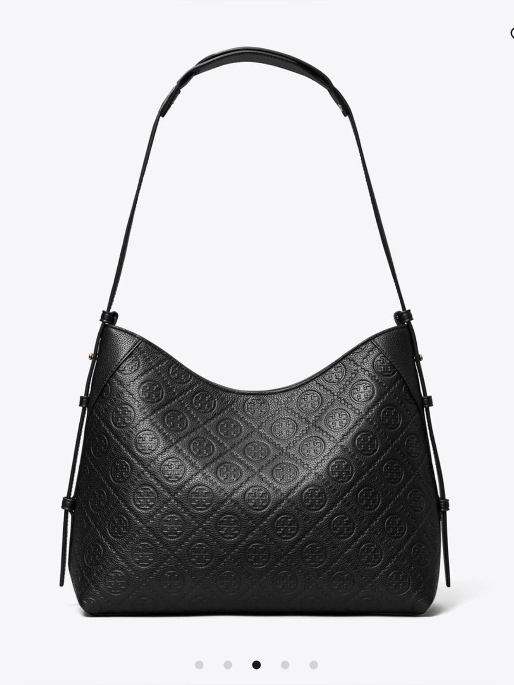 Tory Burch T MONOGRAM PEBBLED
MESSENGER BAG